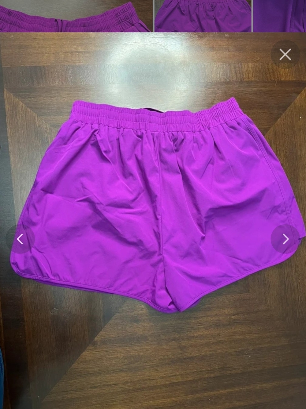 SSYS Athletic Shorts Size XL | Purple 2-in-1 Running Shorts | Built-In Liner Wor